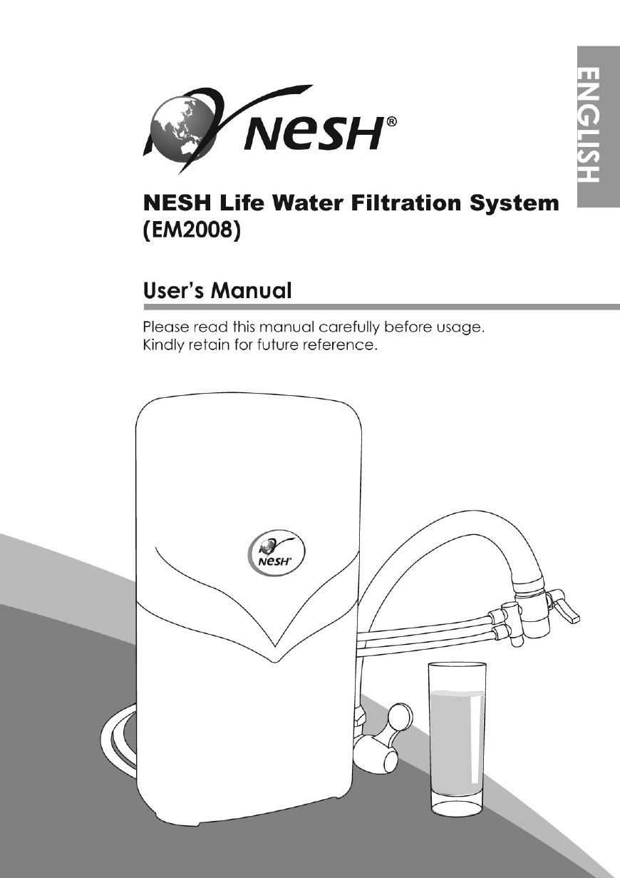 Product User Manual Malaysia Best Indoor Water Purifier & Outdoor