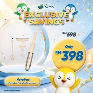 NESH HeroVac Portable Handheld Vacuum