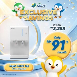 NESH Sejuk Tabletop Hot & Cold Water Purifier