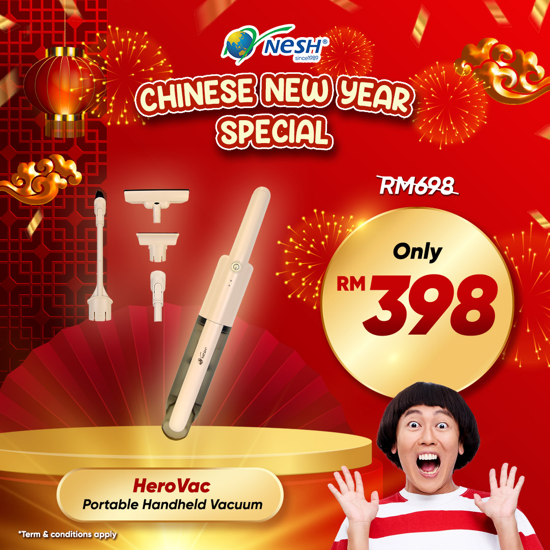 NESH HeroVac Portable Handheld Vacuum