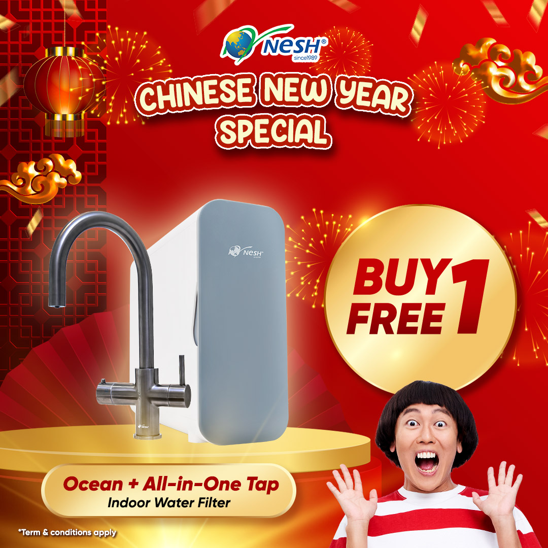 NESH Ocean Indoor Water Filter + All-in-One Tap