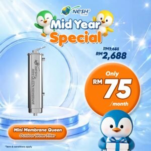 NESH Mini Membrane Queen Outdoor Water Filter