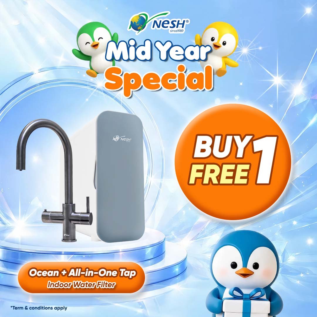 NESH Ocean Indoor Water Filter + All-in-One Tap