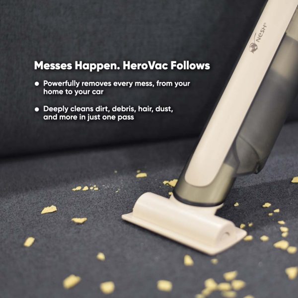 NESH HeroVac Portable Handheld Vacuum - Image 3