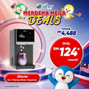 NESH Glacier Hot & Cold Water Dispenser with Ice-Making