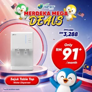 NESH Sejuk Tabletop Hot & Cold Water Purifier