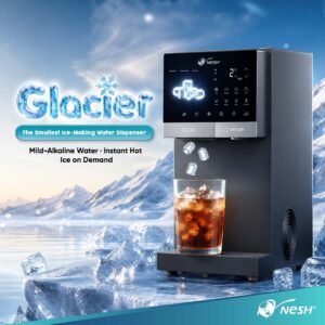 NESH Glacier Hot & Cold Water Dispenser with Ice-Making